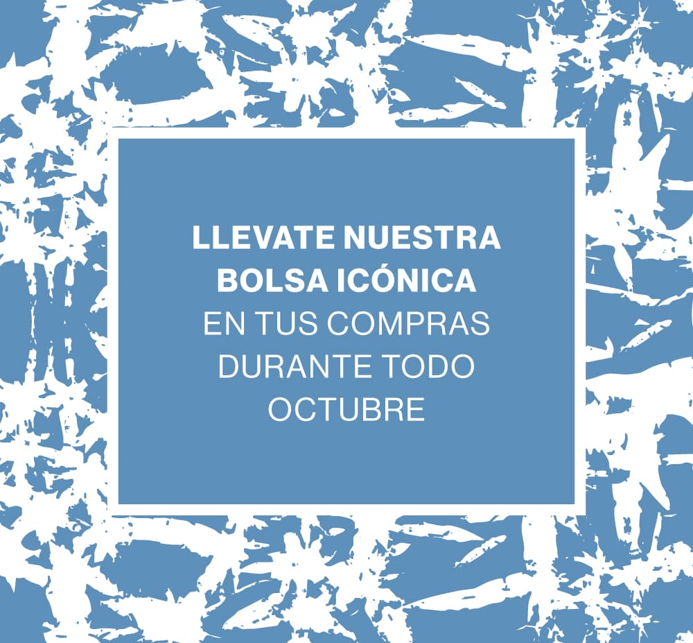 Llevate nuestra bolsa icónica en tus compras durante todo octubre